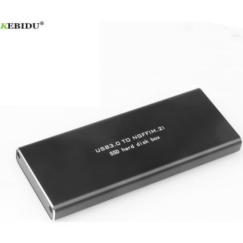 Kebidu USB 3.0 to NGFF SSD M.2 SSD Enclosure Adapter Storage SSD Hard Disk Case 2230 / 2242 / 2260 / 2280 mm