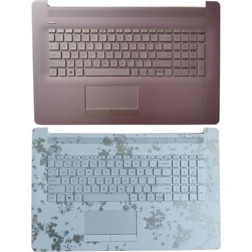 US Laptop keyboard For HP Pavilion 17-BY 17-CA with palmrest Upper touchpad cover