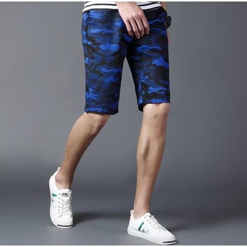 2019 New Men Camouflage Shorts Casual Male Hot Sale Military Cargo Shorts Knee Length Mens Summer Short Pants Homme