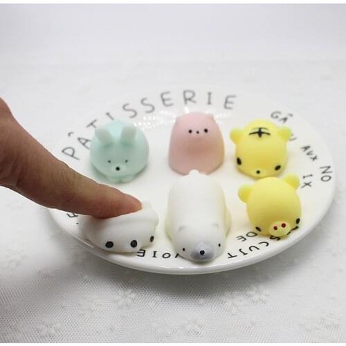 55 Styles Squishy Toy Cute Animal Antistress Ball Squeeze Mochi Rising Soft Sticky Squishi Stress Relief Abreact Toys Funny Gift