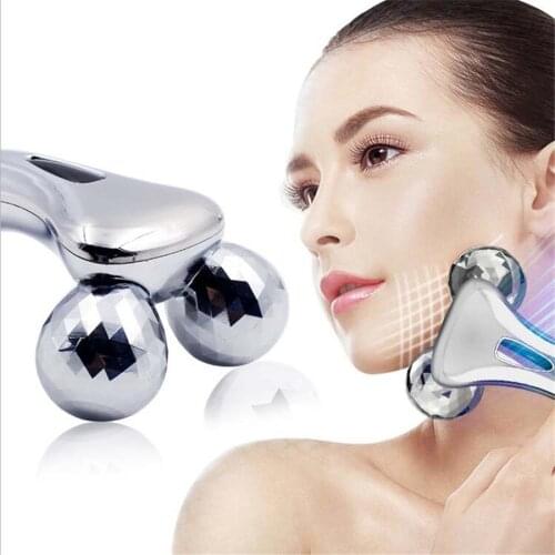 New 3D Micro current solar energy massager facial massager Face Care health care beauty products face lift Free Shipping