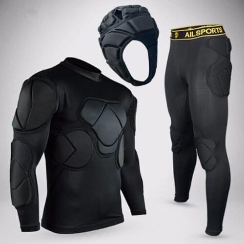 Professional Training Football Soccer Goalkeeper Jersey Pants Thickened Sponge Defend Padded Latex Anti-collision Elbow Knee Pad