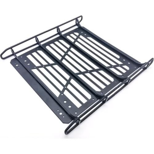 RS-RC Roof Luggage Rack LED Spotlight Anti Skid Plate Set for Traxxas TRX6 G63 RC Car Parts Accessories