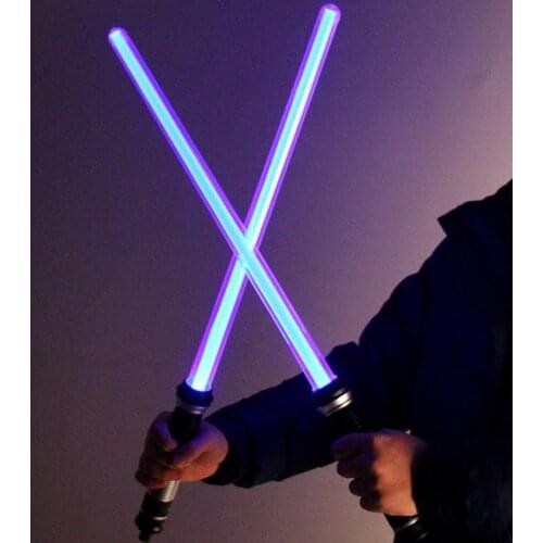 Star Wars Light Sound Sword Toys Lightsaber With LED Flexible For Kids Cosplay Cool Weapons Gift For Boy Play
