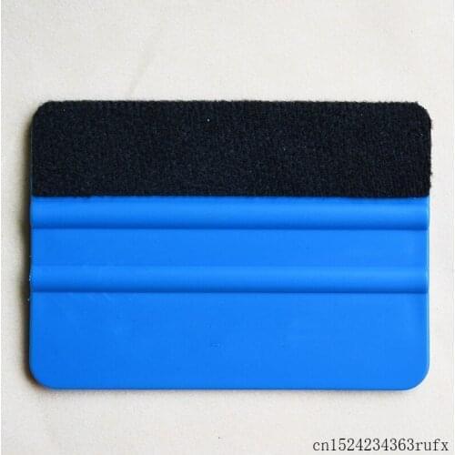 100 Pcs Car Wrap Scrapers Felt Edge Scraper Car Stickers Decal Wrap Felt Squeegee Applicator Hand Tool
