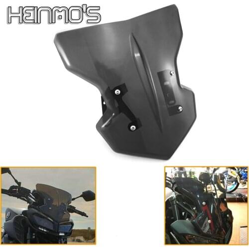 Motorcycle WindScreen For YAMAHA MT09 MT-09 MT 09 FZ09 FZ-09 FZ 09 2017 2018 2019 WindScreen Windshield Wind Deflector Visor