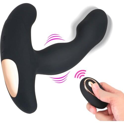 Prostate Stimulator Vibrator Anal Plugs Male Prostata Massager Silicone Wireless Vibrator Gay Sex Toys USB Recharge Dildo