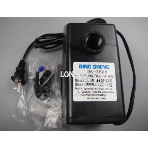 Water pump 3.5M 75W for cnc machine spindle motor