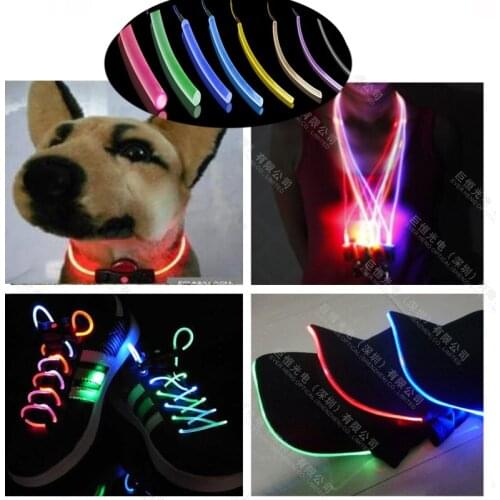 Factory price 6.0mm flexible plastic side glow optic fibre optique light fiber