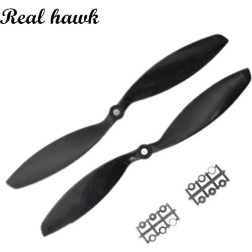 3 colors 1038 electric ABS plastic slow propeller 1 pair (CCW and CW ) is suitable for For RC Model Aircraft 2206-2312 motor