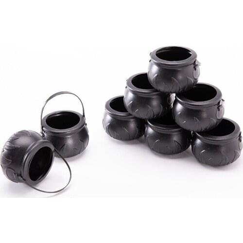 1PCS Scary Halloween Candy Kettle box Witch Cauldron Halloween Party Halloween Decoration