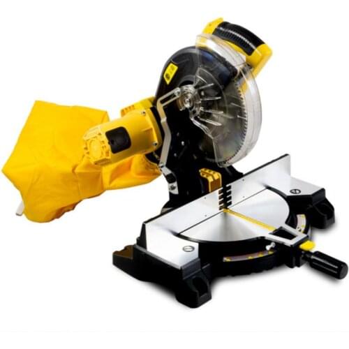 220V 2200W dust-free miter saw table saw 45 degree electric log cutting machine circular saw