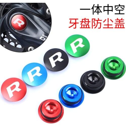 RISK Aluminium Mountain Bicycle Crank Cap With Waterproof Washer Road Bike Crank Arm Set Cap Bottom Bracket Fixing Screw Cover