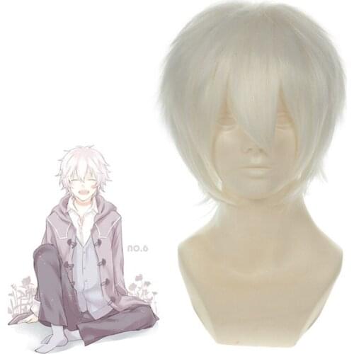 Anime No6 Cosplay Wigs Shion Cosplay Heat Resistant Synthetic Wig Hair Halloween Carnival Party Number Six Cosplay Wig