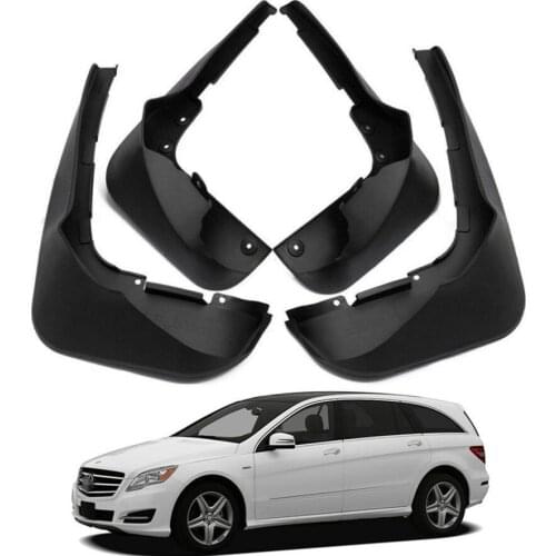 4PCS Set Molded Car Mudflaps Front Rear Mudguards For 2011-2016 Mercedes Benz W251 R Class R280 R300 R350 R500 Mud fender Flares