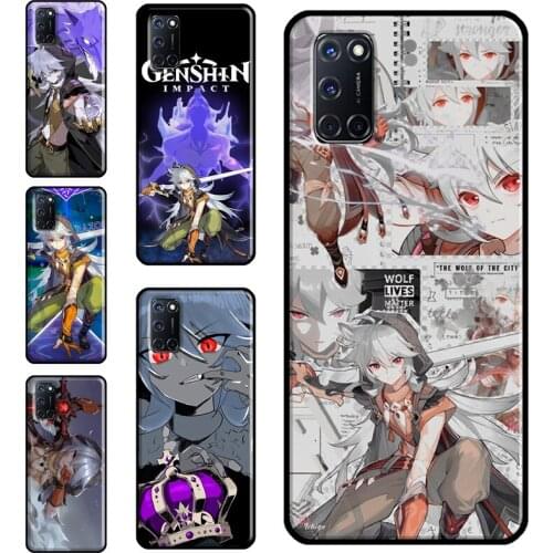 Razor Genshin Impact Case For OPPO A15 A83 A91 A93 A31 A53 A5 A9 2020 A52 A72 A1K A3S A5S Reno2 Z F5 F7 Cover