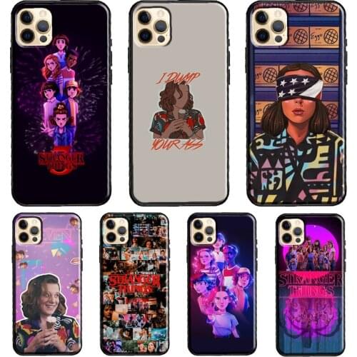 Stranger Things TV Phone Case For iPhone 11 Pro Max XS XR X 12 Mini SE 2020 6S 7 8 Plus 12 Pro Max Cover