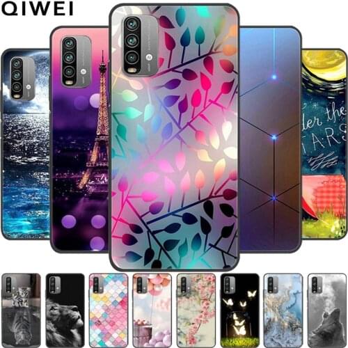 For Xiaomi Redmi 9T Case Black Bumper Silicone Soft Case For Xiaomi Redmi 9T 9 T Phone Cases Cover For Redmi9T 6.53'' Protective