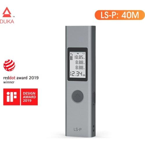 DUKA Laser Rangefinder 40M High Precision Rangefinder Laser LS-P Handheld USB Fast Charge Distance Test Tool