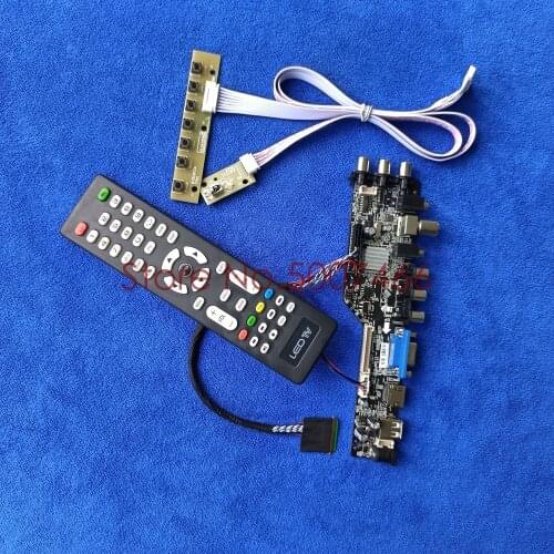 Fit LTN156AT05-F01/F08/B01/B02/C02 1366*768 AV VGA USB DVB upgrade 3663 TV digital screen 40 pin LVDS LCD drive board Kit