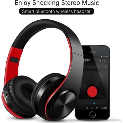 Hot B3 Wireless Bluetooth Headset High quality head-mounted Folding Portable Bluetooth Headphone stereo with card radio HD mic