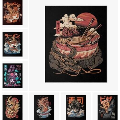 The Great Ramen off Kanagawa Diamond Painting Artworks 5D Embroidery Drill Cross Stitch Kits DIY Mosaic Handmade Home Wall Decor