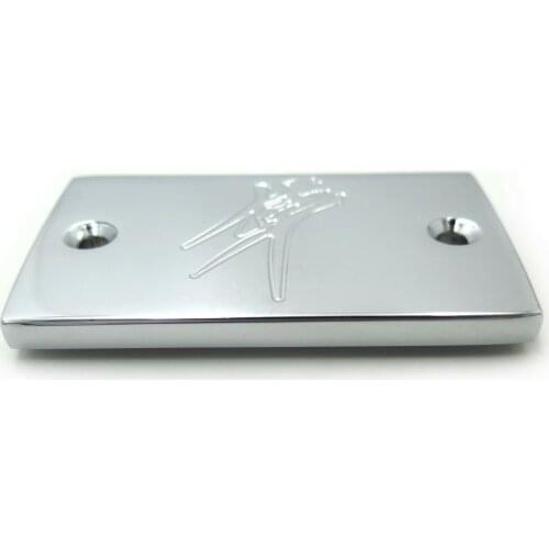 Aftermarket free shipping motorcycle parts Brake Clutch Fluid Reservoir Cap for 1999-2012 Suzu Hayabusa GSXR 1300 chrome