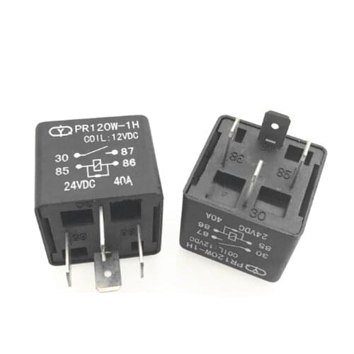 HOT new 12V relay PR120W-1H PR120W 1H PR120W1H 12VDC DC12V 12V 4PIN 40A