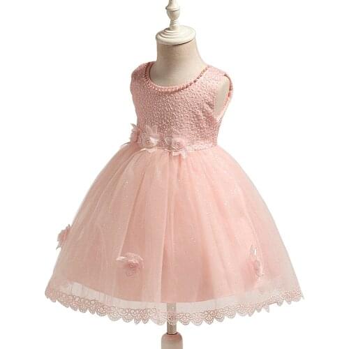 2020 Newest Style Baby Girls Toddler Sleeveless Princess Tulle Dress Formal Baby Dresses