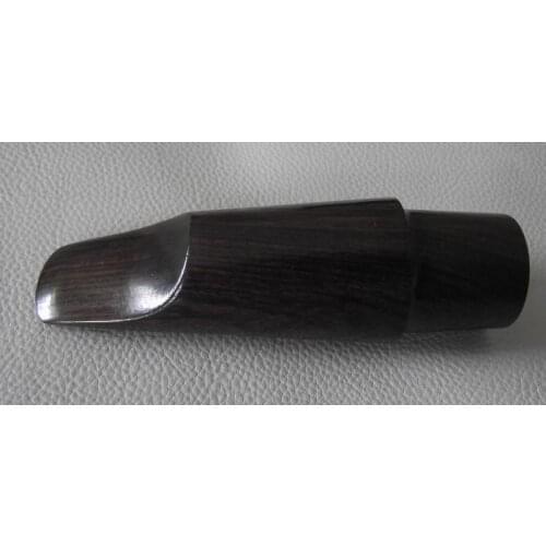 Excellent ebony wood Alto saxophone mouthpiece # 7 good Materials & tone