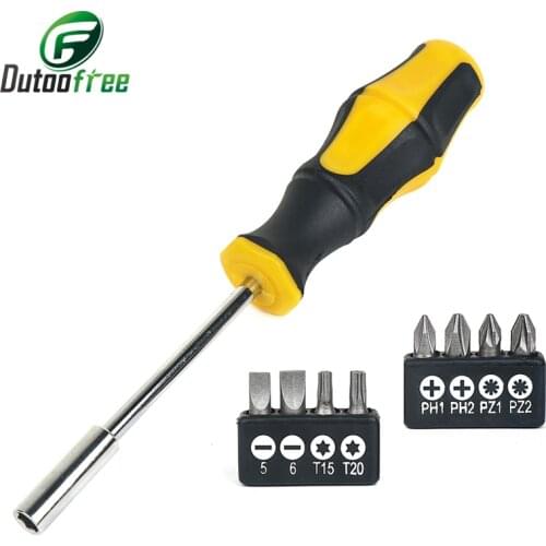 Tungfull Screwdriver Set 9pcs Multi Tool Home Appliances Repair Hand Tools Kit For Household