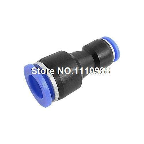 10mm to 6mm Connection Straight Push in Fitting Adapter