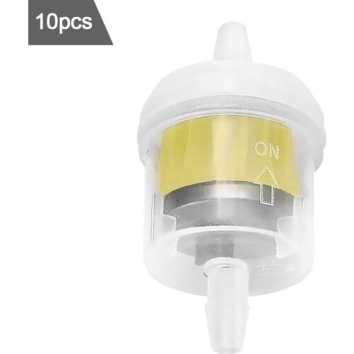 Plastic With High Quality Filter Paper 10 Pack 10pacak Universal Gas Inline Fuel Filters With Magnet For ATV Motorcycle