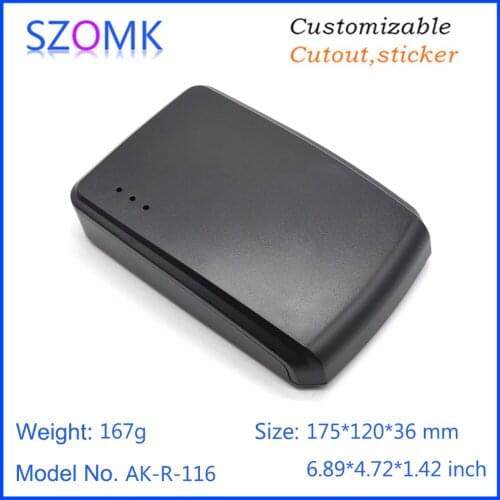 1 piece, 175*120*36m plastic case outdoor card reader RFID access housing enclosure instrument box szomk hot sales project box