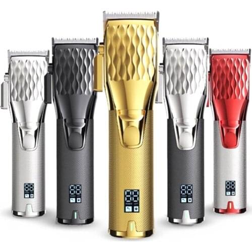 Professional men adjustment hair trimmer barber salon machine hair clipper high speed power electric rechargable hair cutting