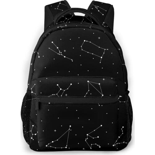 Women Backpack with Multiple Using Women Backpacks Astrological Of The Zodiac Signs Female School Bag Girls Travel Bag