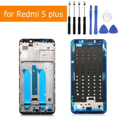 Mid Frame Plate for Xiaomi Redmi 5 Plus Middle Frame LCD Supporting Faceplate Bezel Housing Redmi 5plus Repair Spare Parts