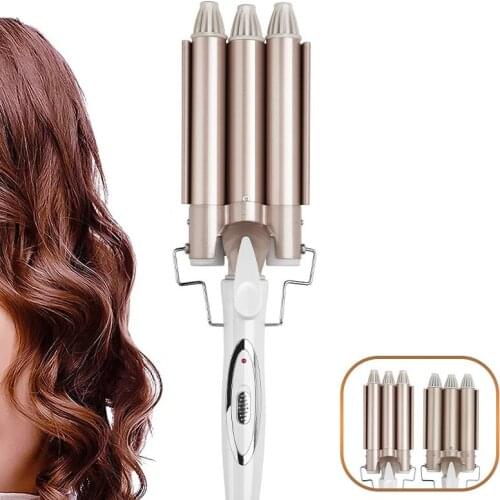 Professional Hair Tools Curling Iron Ceramic Triple Barrel Hair Styler Hair Waver Styling Tools Hair Curlers Electric Curling