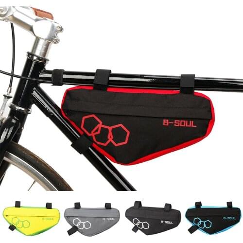 Triangle Bicycle MTB Road Bike Bag Cycling Front Tube Frame Pouch Waterproof Road Bicycle Bag Bicycle Accessories