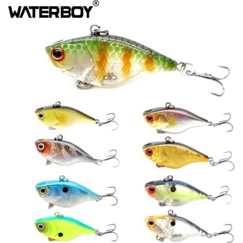 WATERBOY 4cm 4.6g VIB Hard Fishing Lures Wobble Crankbaits Bass Pike Peche Fishing Baits Isca de Pesca Fishing Tackles