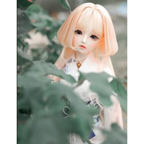 1/3 1/4 Bjd Wig High Temperature Long Wavy Gradient Colors Hair SD DD MDD For Doll Accessories