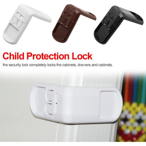 10 pcs Child Lock Protection Of Children Locking Doors For Childrens Safety Kids Safety Plastic Lock For Child Infant Baby Lock