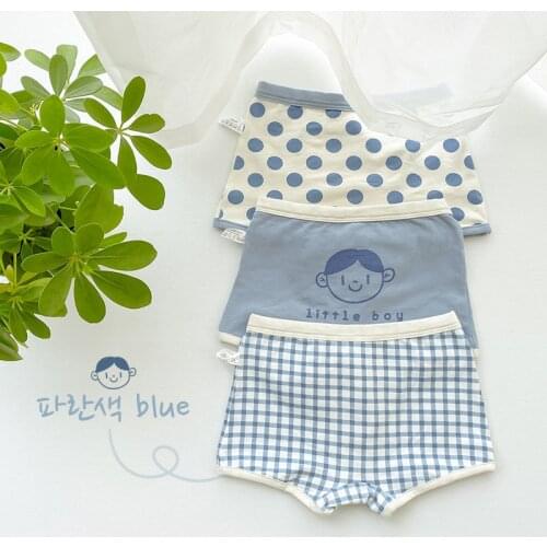 3 Pieces/Lot Kids Girls Boys Cotton Breathable Panties Girl Baby Infant Underwears Newborn Fashion Floral Cute Plaid Dot Panties