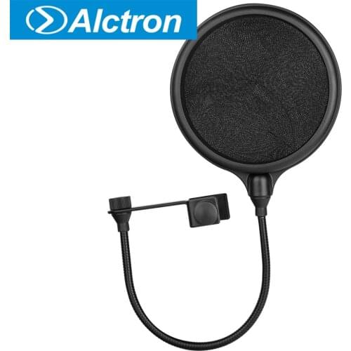 Alctron PF04 dual individual layers, efficient stocking type mic filter, protect mic from a spray of moisture