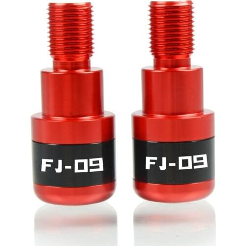 Motorcycle CNC Aluminum Metal Handle Bar End hand Grips handlebar cap ends For yamaha FJ-09 2015 2106 2017 2018 with logo