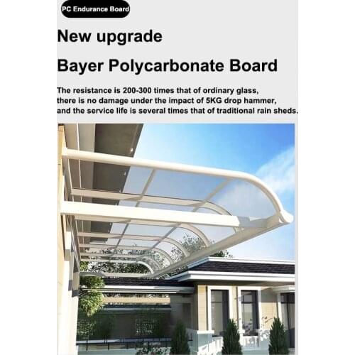 [Free shipping] Sun canopy， Acrylic roof, designed to allow in a lot of sunlight