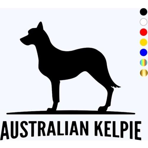 CK3387# Australian Kelpie vinyl car sticker reflective waterproof cool waterproof removable decal self-adhesive car auto sticker
