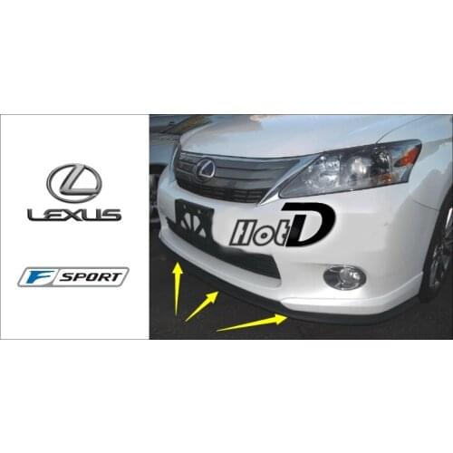 NOVOVISU Bumper Lip Deflector Lips For Lexus HS 250h / F 2009~2015 Front Spoiler Skirt For Car Tuning Veiw / Body Kit / Strip