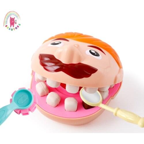 Children Toys Doctor Set Clay Plasticine Tools Simulation Play Real Life Pretend Dentist DIY Clay Educational Tooth Mold Suit