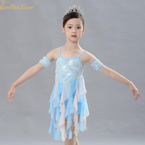 Child Latin dress for Girls latin dance dress Women Dancewear Ballet Leotards Adult Modern Costume Stage Performance Dance Dress
